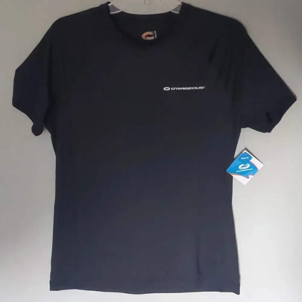 O'Rageous boy's black rash guard size XL
